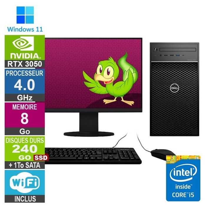 PC Gamer LPG 3630 i5 8400 4.00GHz 240Go SSD + RTX 305022 Très bon état - vue 2