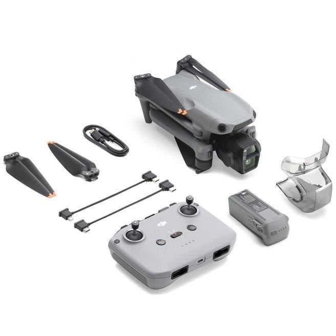 Drone - DJI - Air 3S (- DJI - RC-N3) - Double Caméra CMOS 1" et Télécaméra 70mm - 14 Stops de Plage Dynamique - RTH Intelligent
