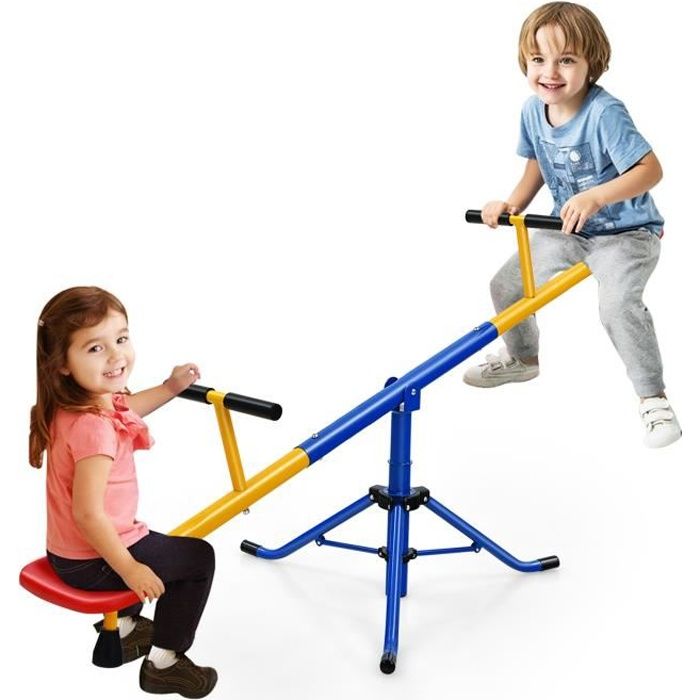 DREAMADE Balan oire Bascule pour Enfants 3 8 Ans Tr buchet