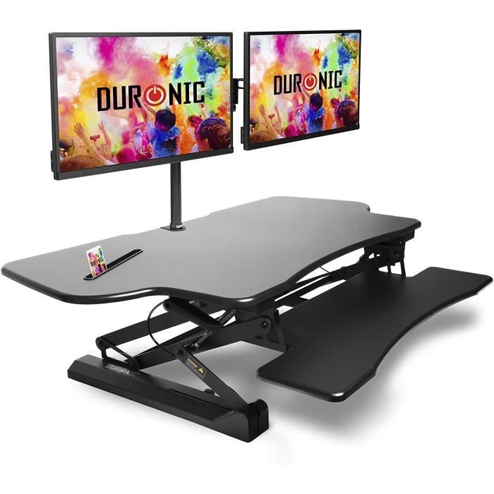 Norme Hauteur Plan De Travail Debout Duronic Dm05d4 Poste Station De Travail Assis Debout De 120 Cm