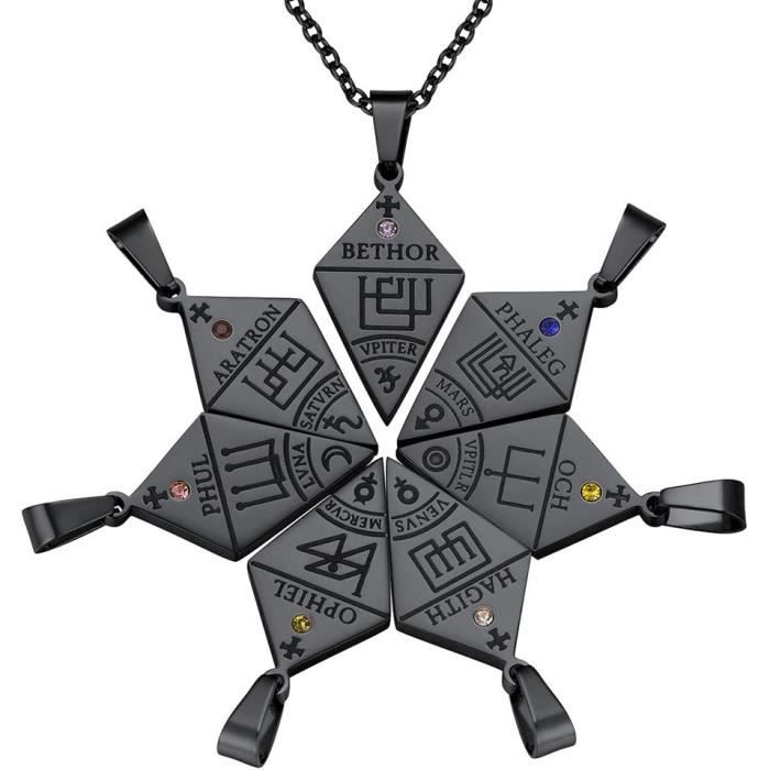 Collier Sceau Archange Uriel - Energie de vie sacrée