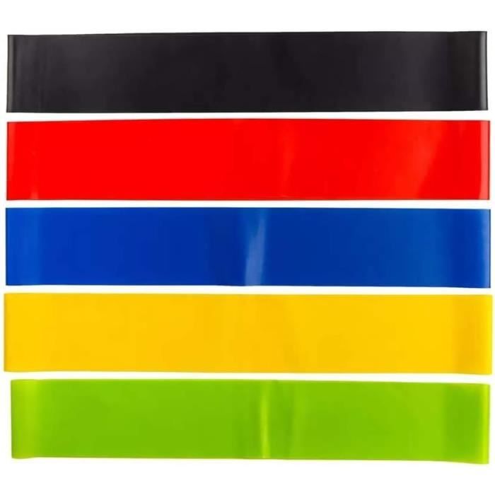 Lot De 11 Bandes De Résistance élastiques Pour Fitness, Yoga, Crossfit – Niveau De Force Variable
