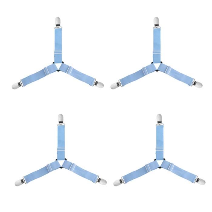 Pince à Linge,Pinces Antidérapantes Pour Couette, 6 Pièces, Attaches Pour Draps De Lit