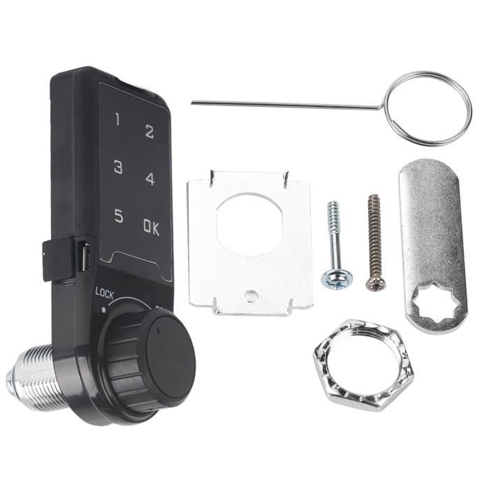 LUNWJJIP Serrure à Clavier à Bouton Mécanique, Poignée Double