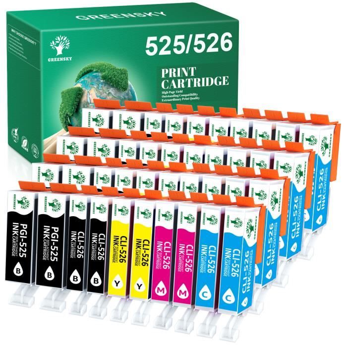 Canon CLI-526 Nero / Ciano / Magenta / Giallo Value Pack ( 10x15 Cm Fotopapier 50 Blatt - Foto 3