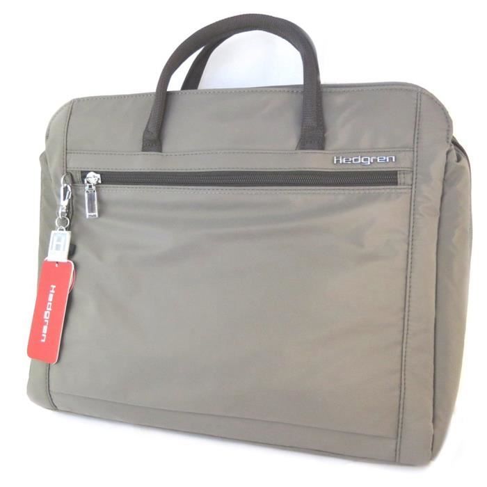 Serviette Hedgren taupe (spécial ordinateur 15. 4) - 41x31x9 cm- Hedgren  [N7794] Violet - Cdiscount Bagagerie - Maroquinerie