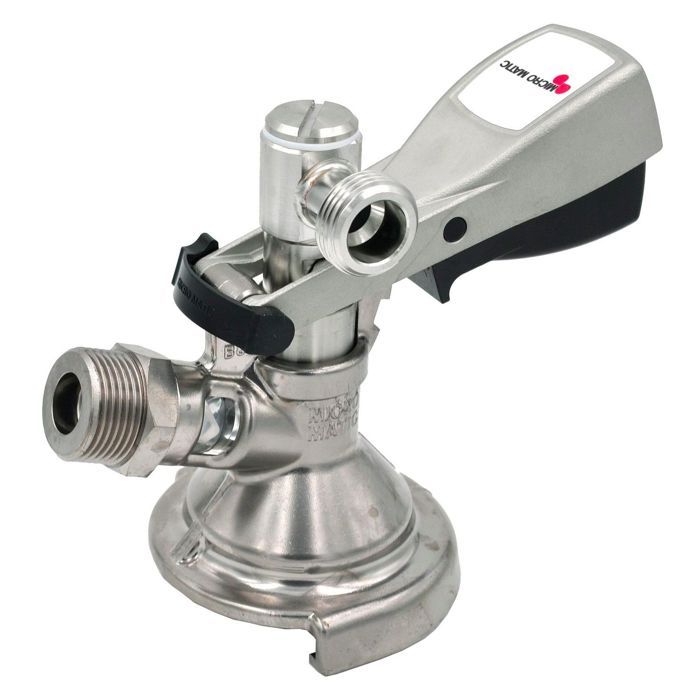 Tête De Soutirage Bière - Raccord Plat Type A Inox Pour Fût - Sortie Supérieure 5/8"