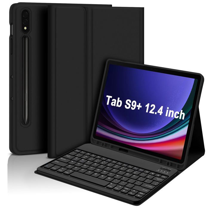 INF Étui De Protection Avec Clavier Pour Samsung Galaxy Tab Samsung Galaxy Tab S7 Fe 5g 12,4 Pouces Noir - vue 2