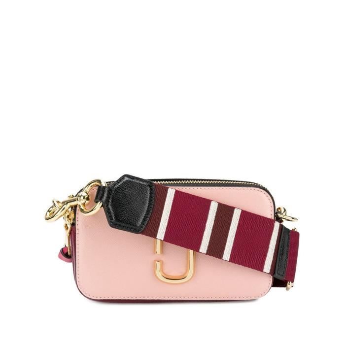 MARC JACOBS FEMME M0012007697 ROSE CUIR SAC PORTÉ ÉPAULE