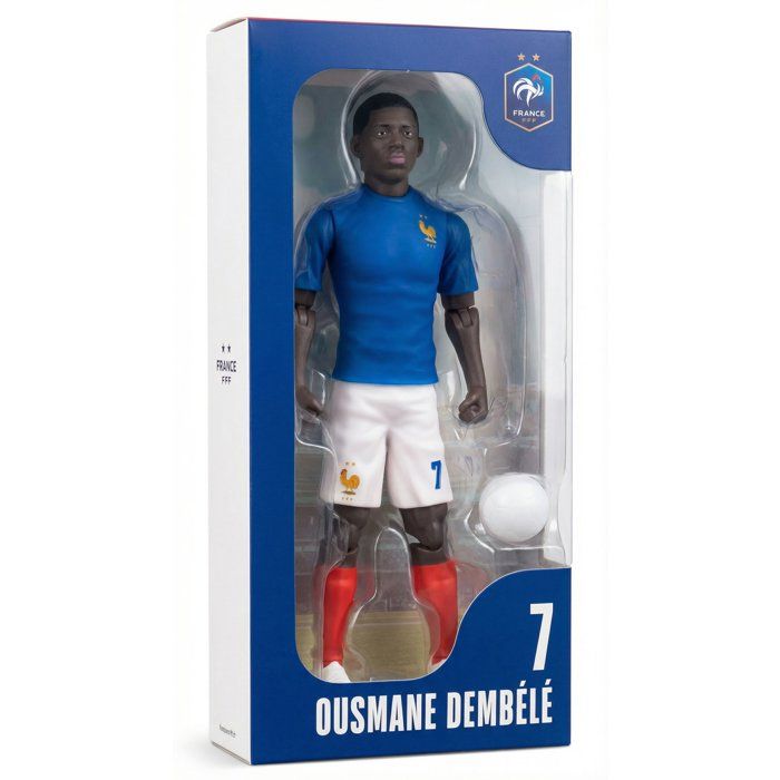 Figurine articulée - Équipe de France - MEGABLEU - Dembélé numéro 7 - 20 cm