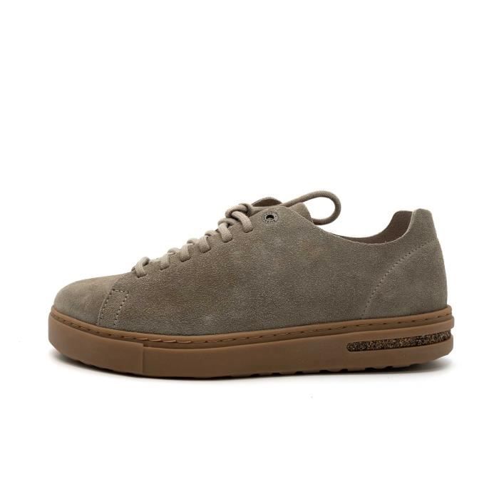 Sneakers BIRKENSTOCK Bend Low Decon Femme Cuir Nubuck Brun Systeme de fermeture Lacets Brun Cdiscount Chaussures