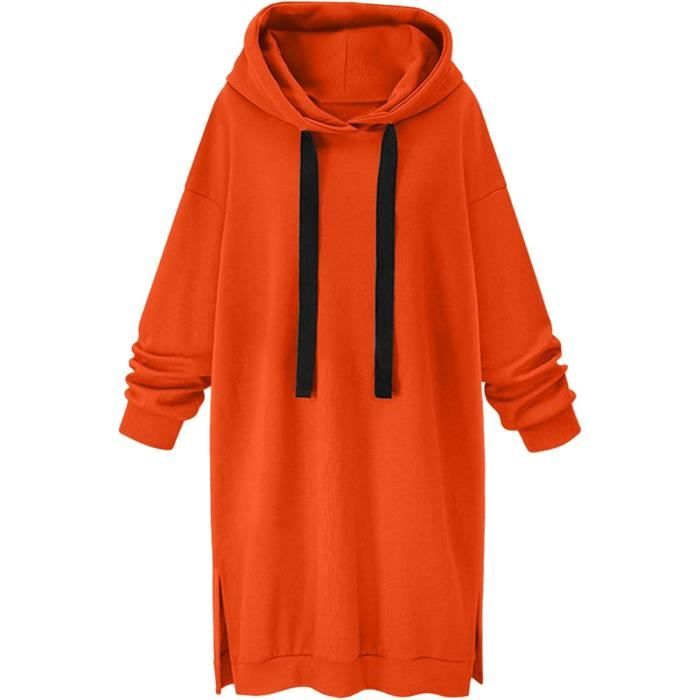 Robe sweat orange best sale