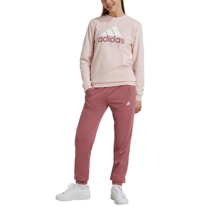 Survêtement Fille Adidas IY5432 Big Logo Rose Manches