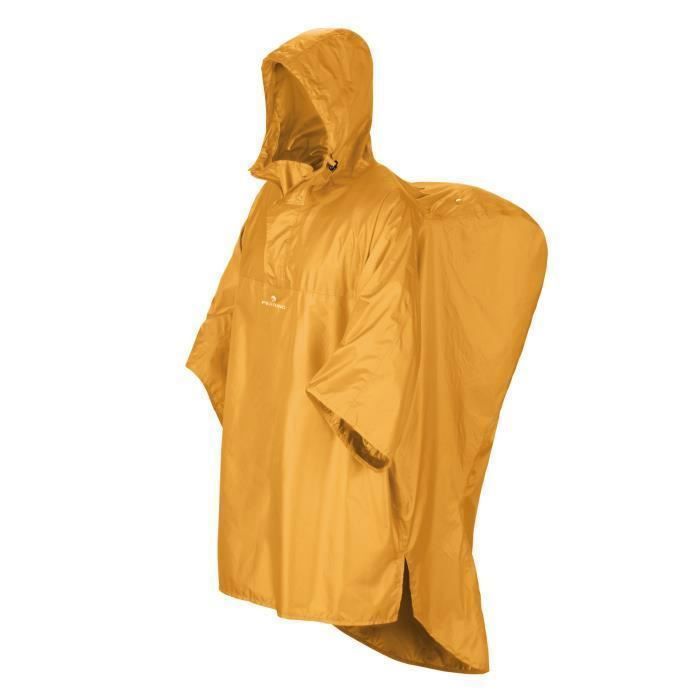 Poncho imperméable - Ferrino - Hiker - Jaune - Taille L/XL - Coupe-vent pour randonnée Poncho imperméable - Ferrino - Hiker - Jaune - Taille L/XL - Coupe-vent pour randonnée