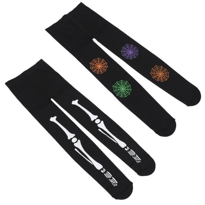 Enfants Filles Halloween Toile D'araignée Imprimé Leggings 3-13