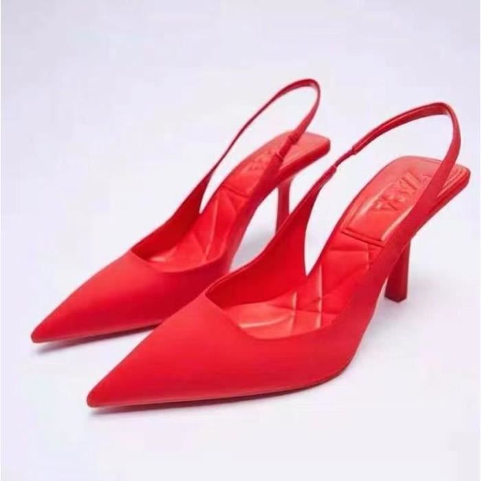 Escarpin Femme Talons hauts Rouge KJEHOME Nouveau style d t