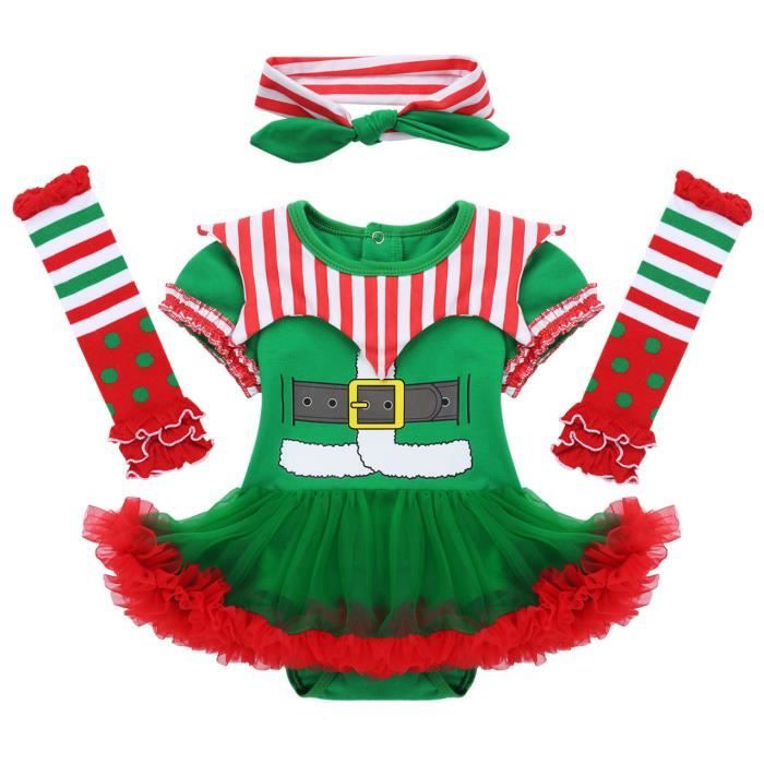 Tenue de noël Lutin (Du 3 mois au 12 mois)  Summer baby clothes, Elf  clothes, Xmas outfits