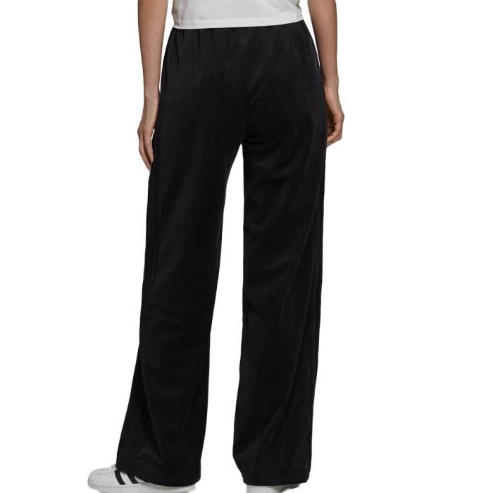 Pantalon de jogging avec ceinture élastique unie Noir Pantalon