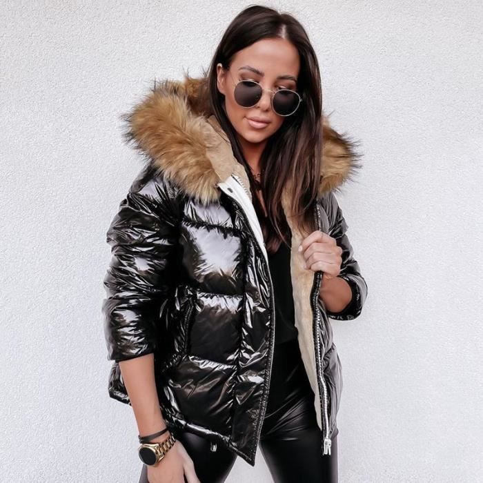 Cape De Noël En Velours Rouge Avec Capuche - Châle Court Festif Pour Femme, Style Père Noël - 7