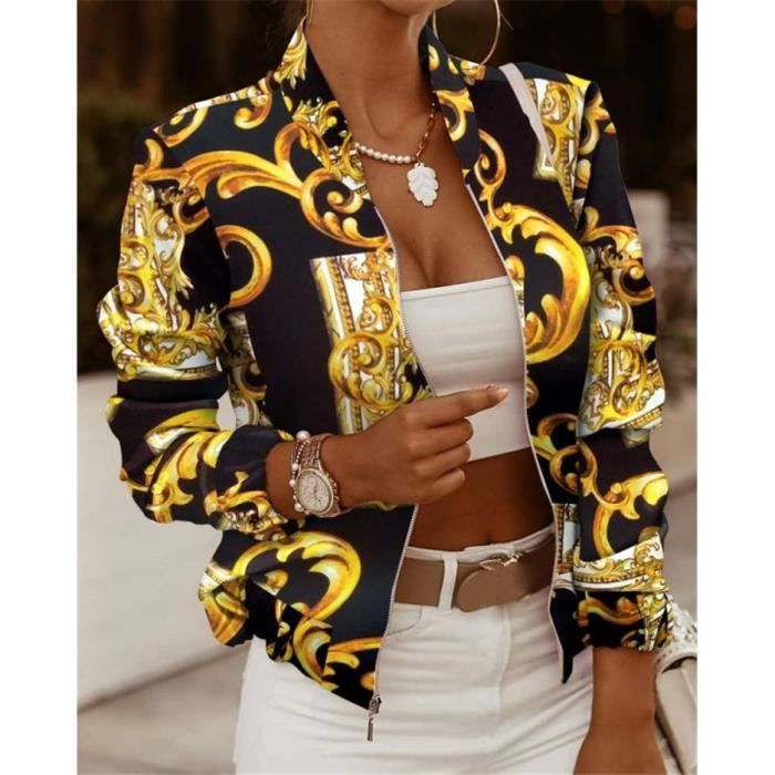 Blazer femme imprimé 2025
