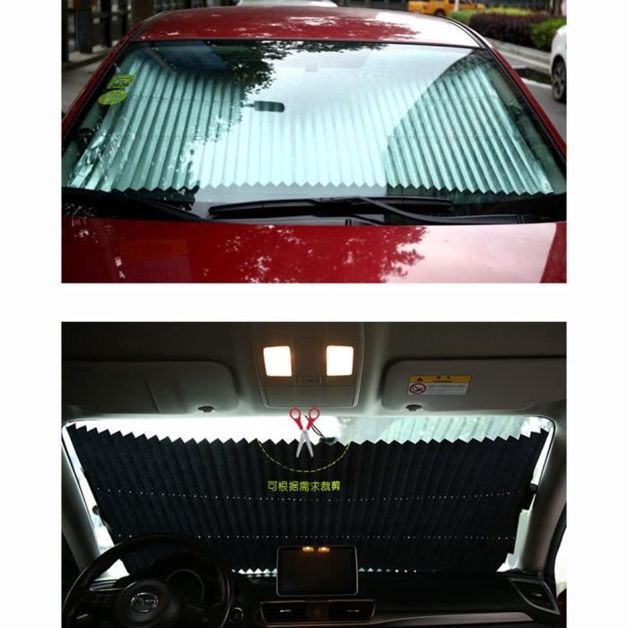 Rideau Anti Soleil Pour Pare Brise De Voiture Telescopique L