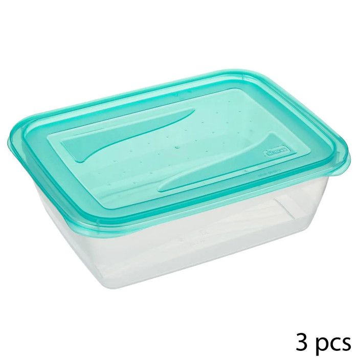 Lot De 6 Boîtes De Conservation Com-four® - 3 Tailles, Idéales Pique-nique, Camping