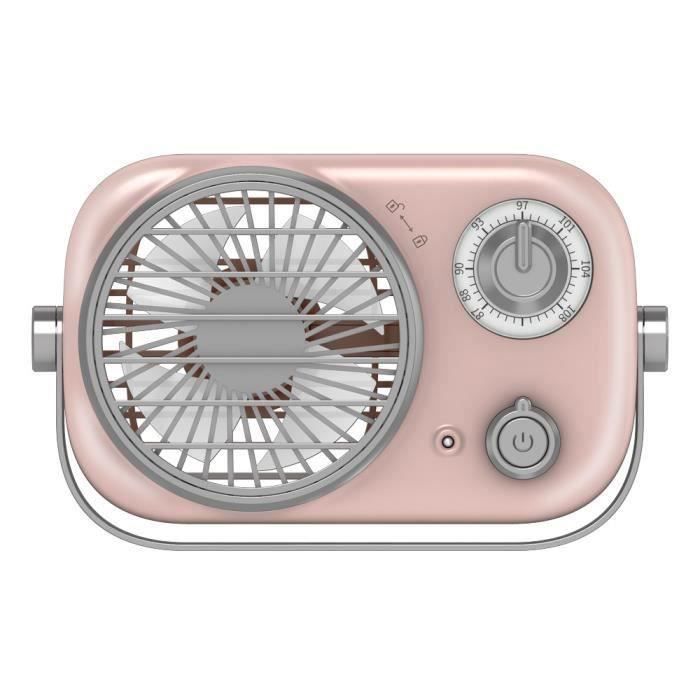 Ventilateur De Bureau USB Silencieux Avec 3 Vitesses, Mini Ventilateur
