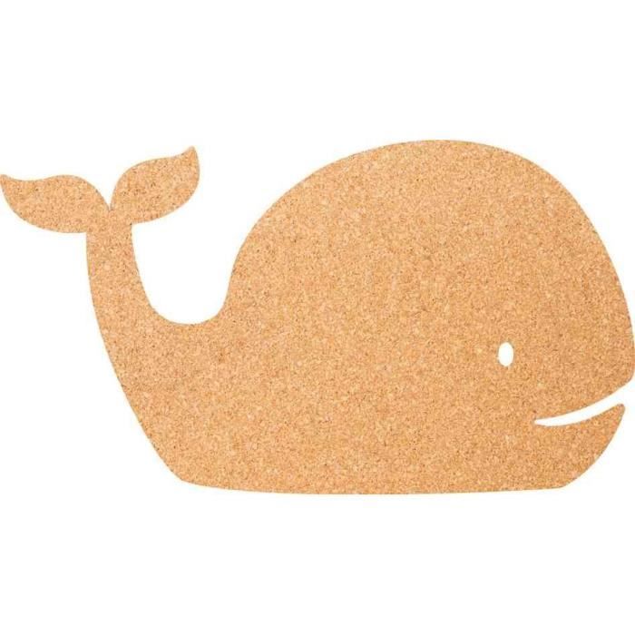 Tableau Mural Liège SILHOUETTE Baleine 492x275 mm Punaisable