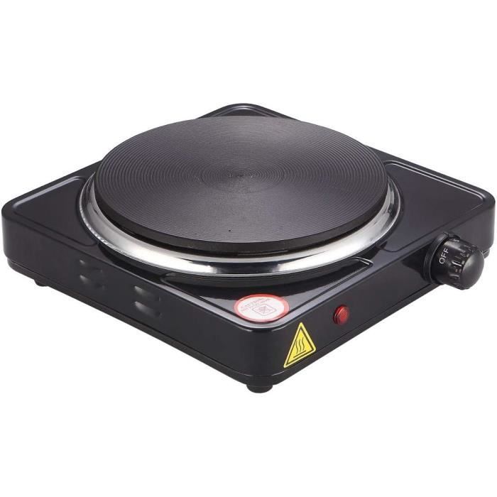 Cuisinière Électrique En Acier Peint De 1500W Pour Le Camping Et La