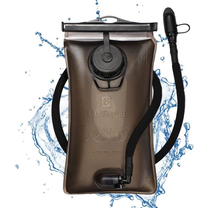 Poche Hy atation Portable Vessie d'hy atation 2 litres Poche a Eau Sacs à Dos d'hy atation Sacs
