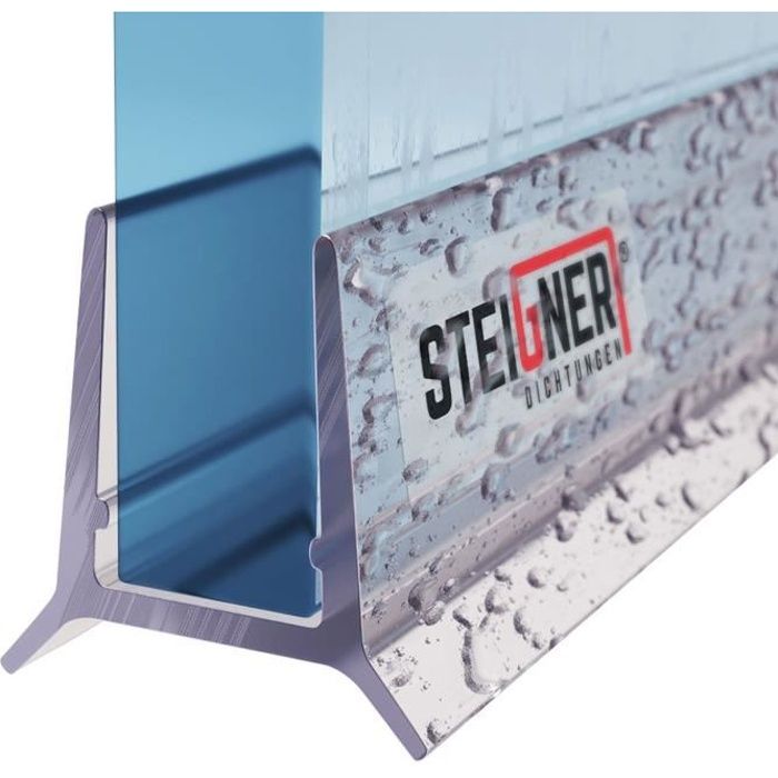 Épaisseur du verre : 6-10 mm Barre de stabilisation pour paroi de douche Diamètre de verre : 300-450 mm En acier inoxydable GS34