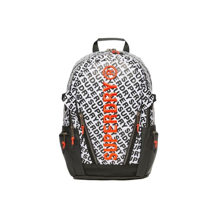 Sac à dos Superdry Homme Tarp All Over Blanc Synthétique