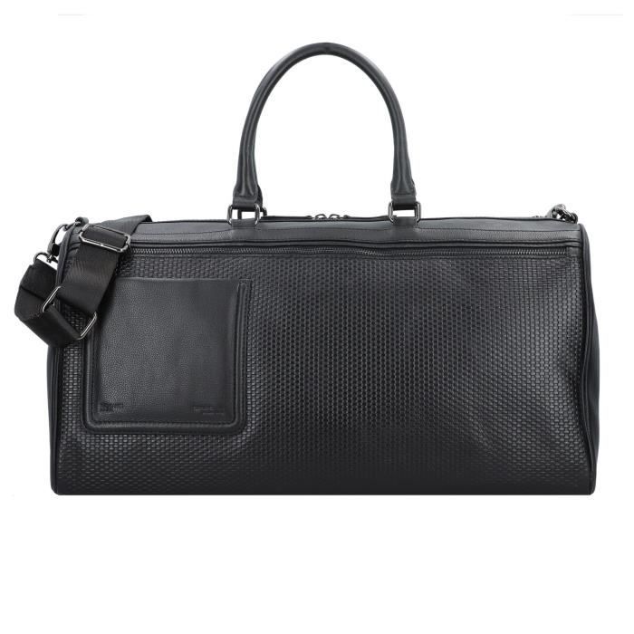 Ted Baker Canvay Sac de voyage Weekender Cuir 50 cm 267616 black black