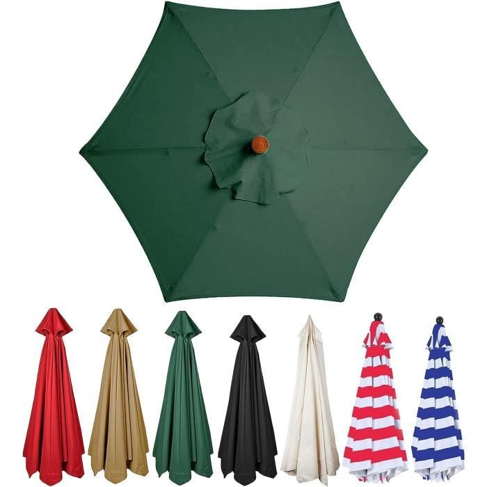 Chapeau De Parasol De Rechange – Polypropylène, Noir, 8,8 X 1,2 Cm