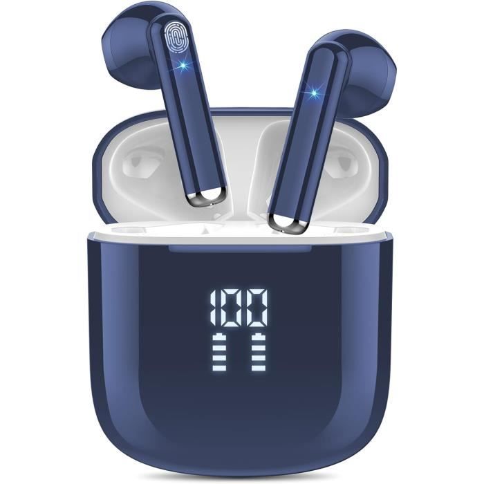 Écouteurs Bluetooth True Wireless SP16 - Réduction De Bruit, IPX7 Étanche, Son 3D - Noir