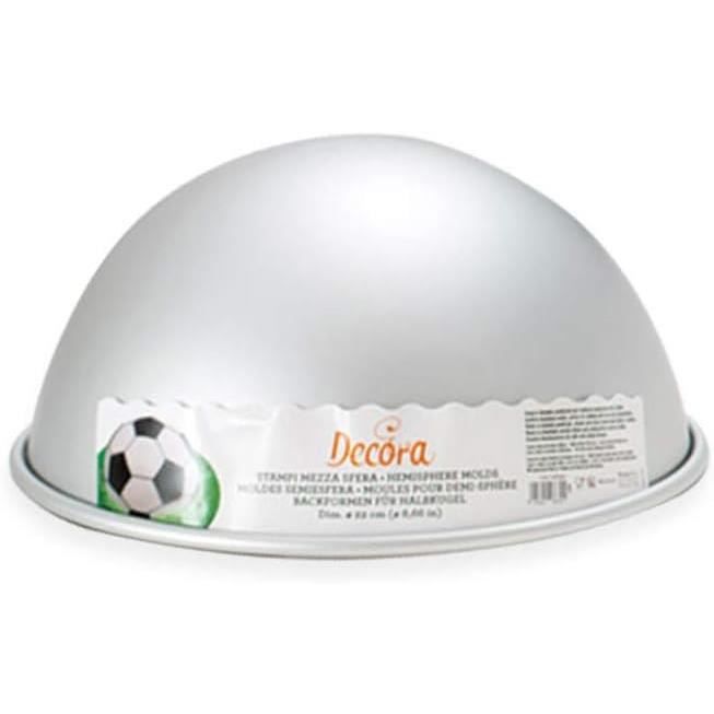 Moule Demi-sphère En Aluminium Anodisé Decora - 15 Cm De Diamètre, Idéal Pour Pâtisseries Et Chocolats - 6