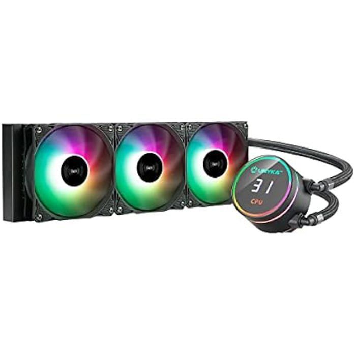 Refroidissement Liquide – UNYKACH – AquaStorm 360 – Compatible Intel/AMD – Aluminium/Cuivre – Noir