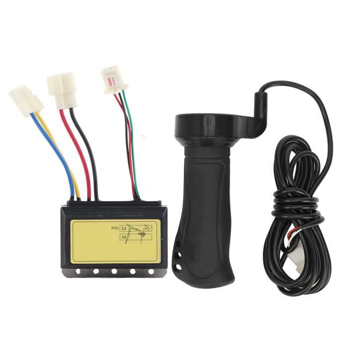 Kit Contrôleur De Vitesse 24V 250W Pour Scooter électrique - Comprend Poignée D'accélérateur, Poignée De Torsion Et Accessoire Clé De Verrouillage