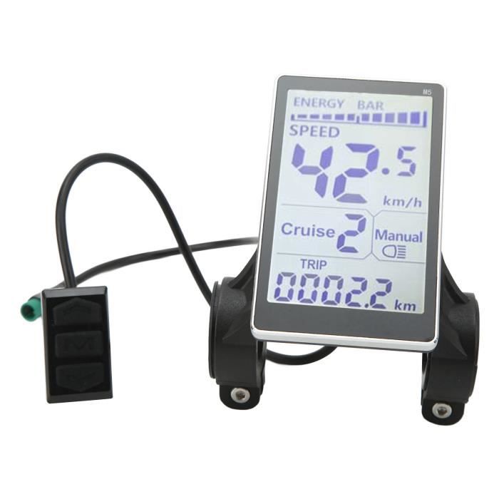 Compteur De Vitesse LCD Universel Pour Vélo électrique – 24V 36V 48V – NEUF