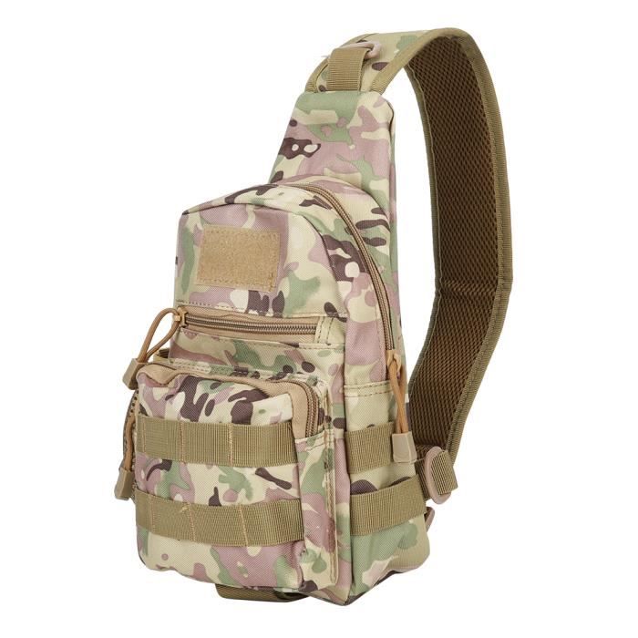 Sac De Poitrine Waterfly Unisexe, Sarcelle Nylon, Randonnée Avec Poches Zip