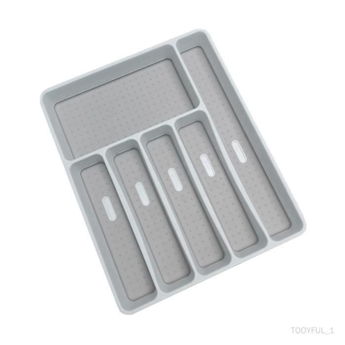 Bestekbak pour tiroirs, grand range-couverts extensible pour cuisine, range- couverts