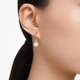 Boucles d'oreilles femme - Swarovski - Boucles d'oreilles Swarovski Originally doré rose et perle de Swarovski - Couleur de la mati-1
