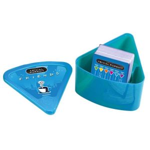 JEU SOCIÉTÉ - PLATEAU TRIVIAL PURSUIT - Friends - Format de voyage 600 q JEU SOCIÉTÉ - PLATEAU TRIVIAL PURSUIT - Friends - Format de voyage 600 q