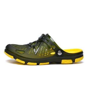 Sabots Homme Clogs Jardin Cuisine Mule L/éger Chaussures Plage Reglable Sandale Confort Respirant Antiderapant Noir Bleu Kaki Jaune Taille 39-49