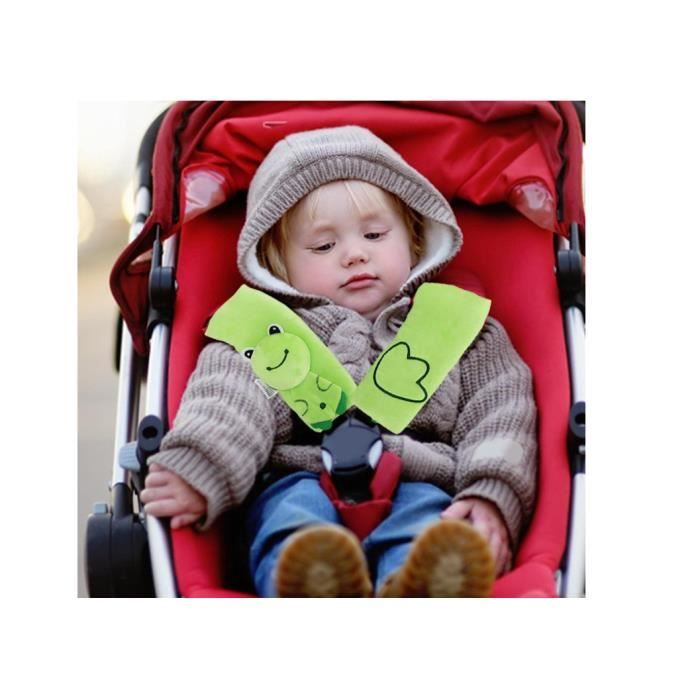 Housses de sangle de si ge auto pour b b Protection confortable Blanc