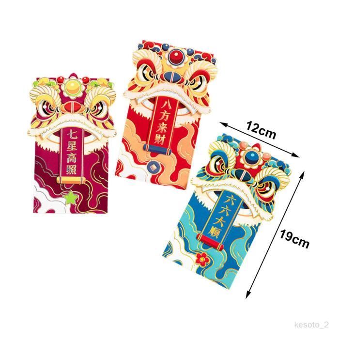 Rouge Enveloppe Broderie Hong Bao Enveloppe Carte De Noël Enveloppe Chine  Broderie Rouge Enveloppes Cadeaux Carte De Voeux [x17443] - Cdiscount  Beaux-Arts et Loisirs créatifs