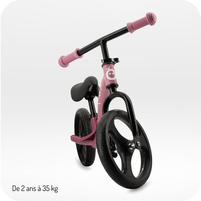 COIL Balance Bike Rose avec Jante LED, Pneus EVA - 2,8 kg