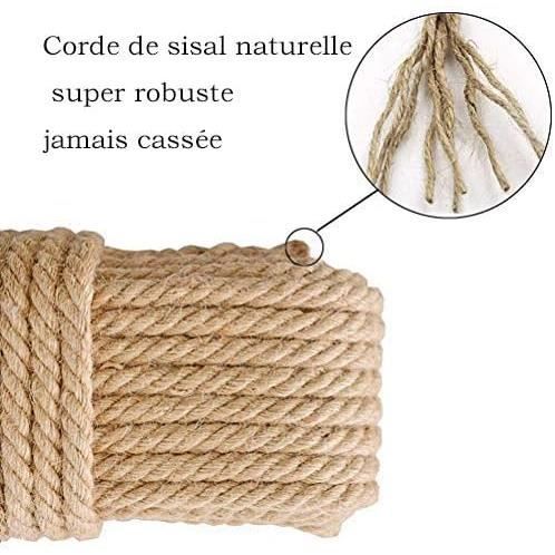 Corde en sisal pour arbre à chat DIY - Modèle ScratchMaster – Les Arbres Aux Chats