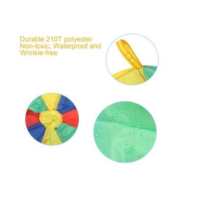 Parachute Jeu 2 M – Multicolore, 8 Poignées, Travail D’équipe Enfants