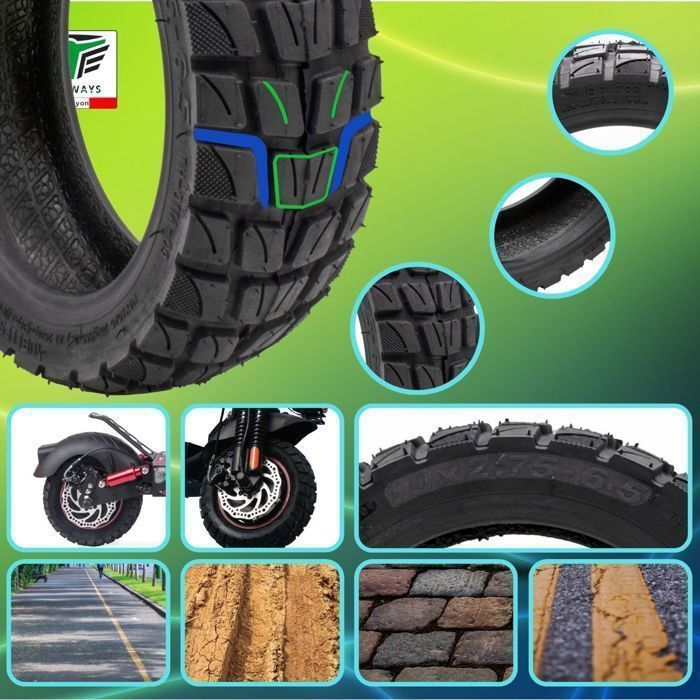 Pneu plein 10x2.75 Xuancheng Off road pour Urbanglide Ecross/Max